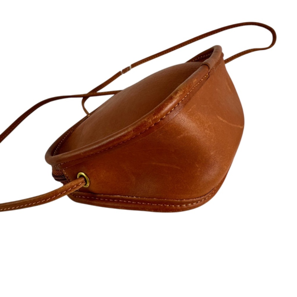 Genuine COACH Genuine Tan Leather Mini Crossbody Bag - Picture 4 of 10